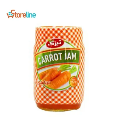 Carrot jam weighing 270 g