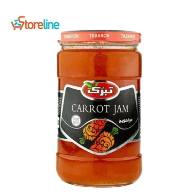 Carrot jam weighing 800 g