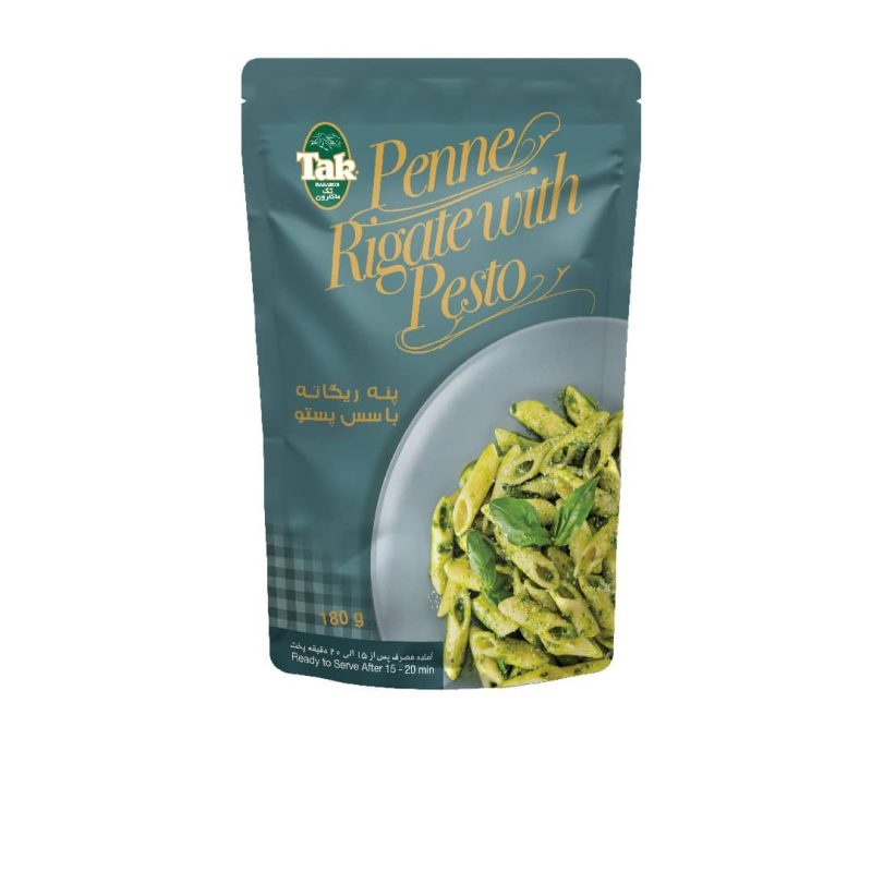 Penne Rigate with semi-prepared pesto sauce