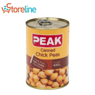 Canned chickpeas in broth