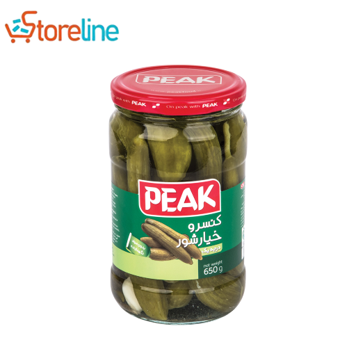 Peak canned peckles of the highest quality