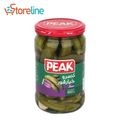 Peak canned premium pickles
