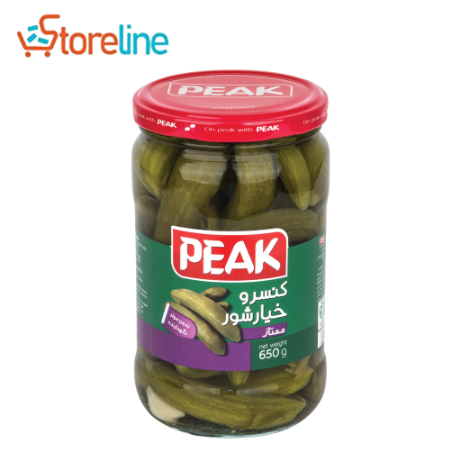 Peak canned premium pickles