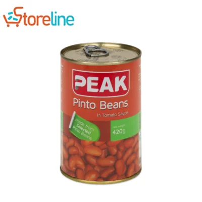 Peak conned pinto beans in tomato sauce