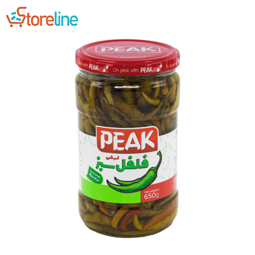 Peak pickled green peppers