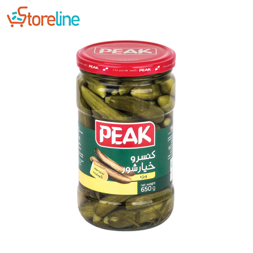 Peak special grade conned pickles
