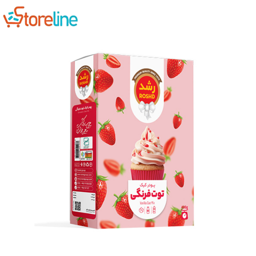 Roshd Strawberry cake powder (economical)