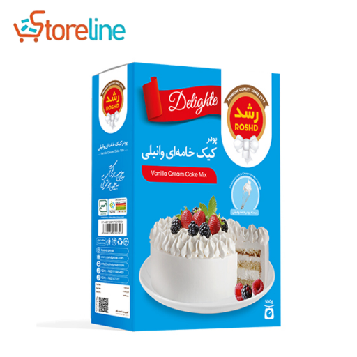 Roshd vanilla cream cake powder