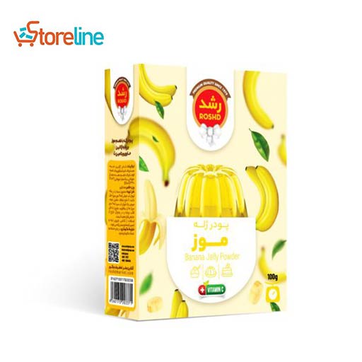 Banana jelly powder 100 grams Rosh