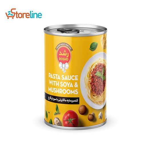 Pasta sauce with soy and mushrooms