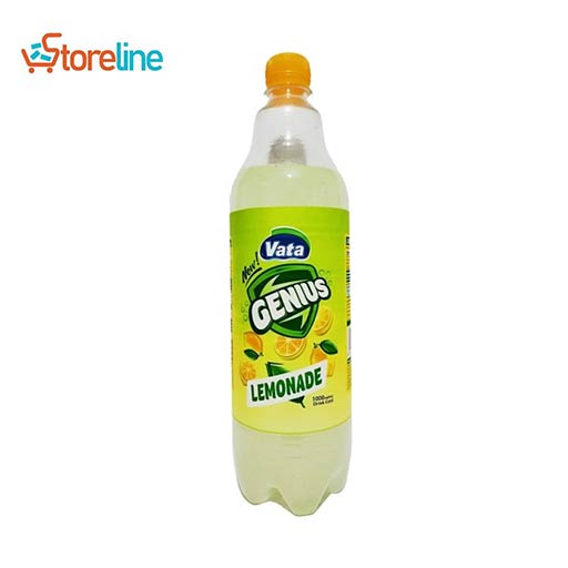 Genius Lemon Flavor Soft Drink, 1 Liter