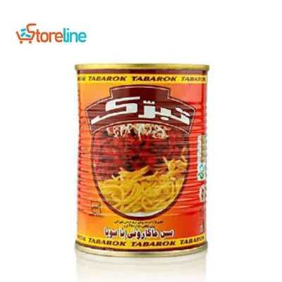 canned pasta with a weight of 380 g